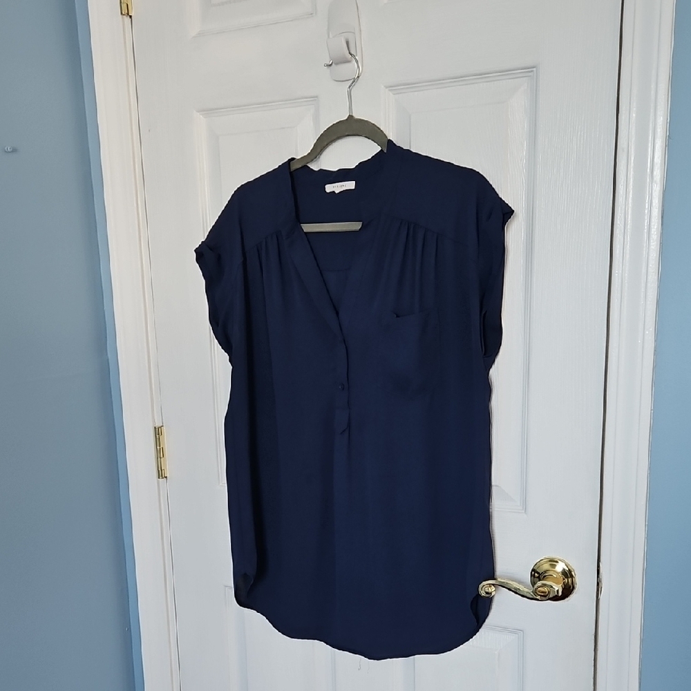 Pleione Deep Blue Women's Blouse